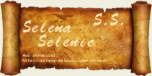 Selena Selenić vizit kartica